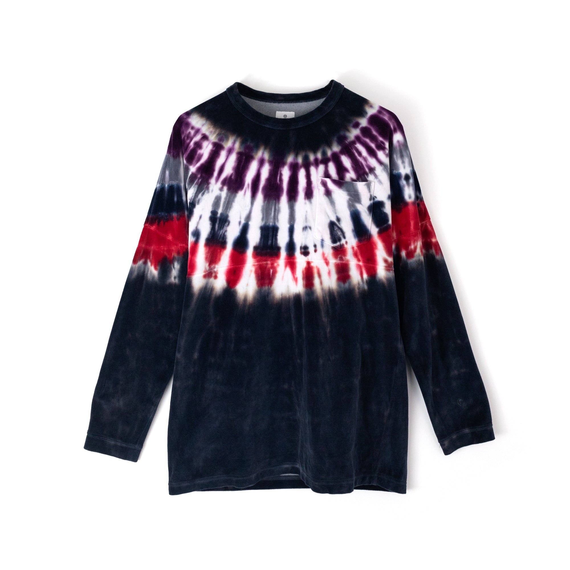 Original Charcoal 】Velour Foot N-Dye L/S Navy/Red – All Things in the