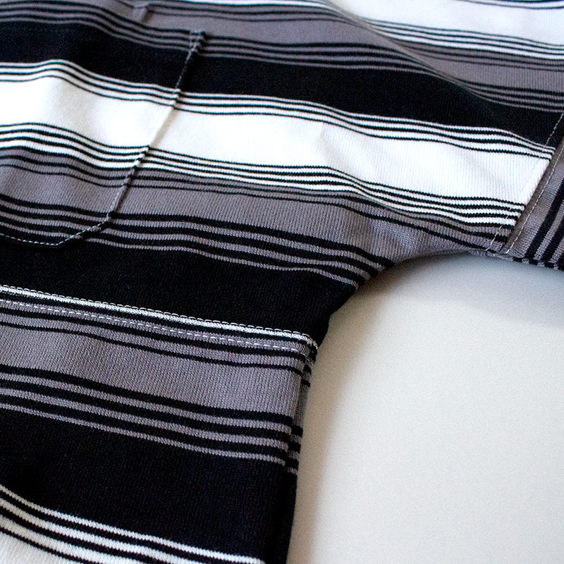 【 Original Charcoal 】Mono Border  Foot WP6 L/S