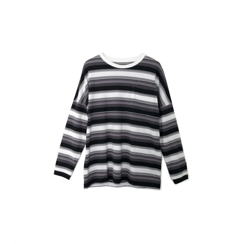 【 Original Charcoal 】Mono Border  Foot WP6 L/S