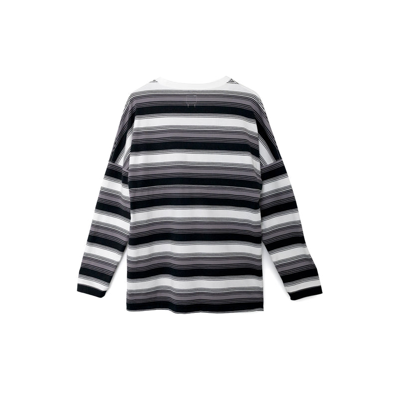 【 Original Charcoal 】Mono Border  Foot WP6 L/S