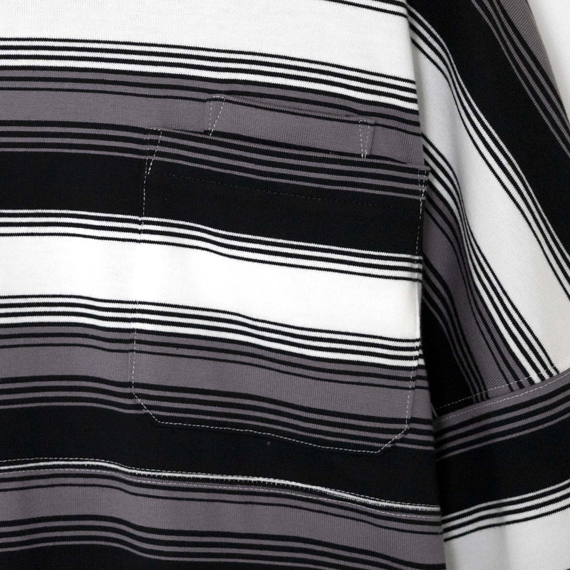 【 Original Charcoal 】Mono Border  Foot WP6 L/S