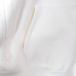 【 ATON 】GARMENT DYE URAKE HOODIE WHITE