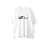 【 ONEWAY 】"ONEWAY COLLEGE" S/S TEE　WHITE