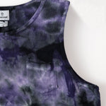 【 Original Charcoal 】Thermal Tie-Dye T/T　WHITE/NAVY