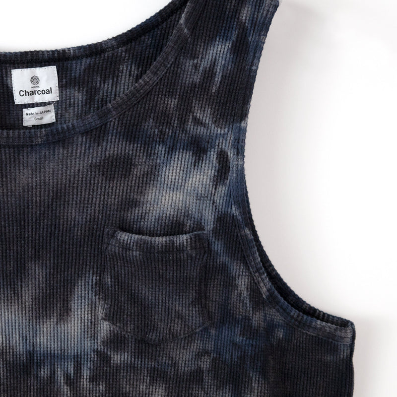 【 Original Charcoal 】Thermal Tie-Dye T/T　BLACK/PURPLE