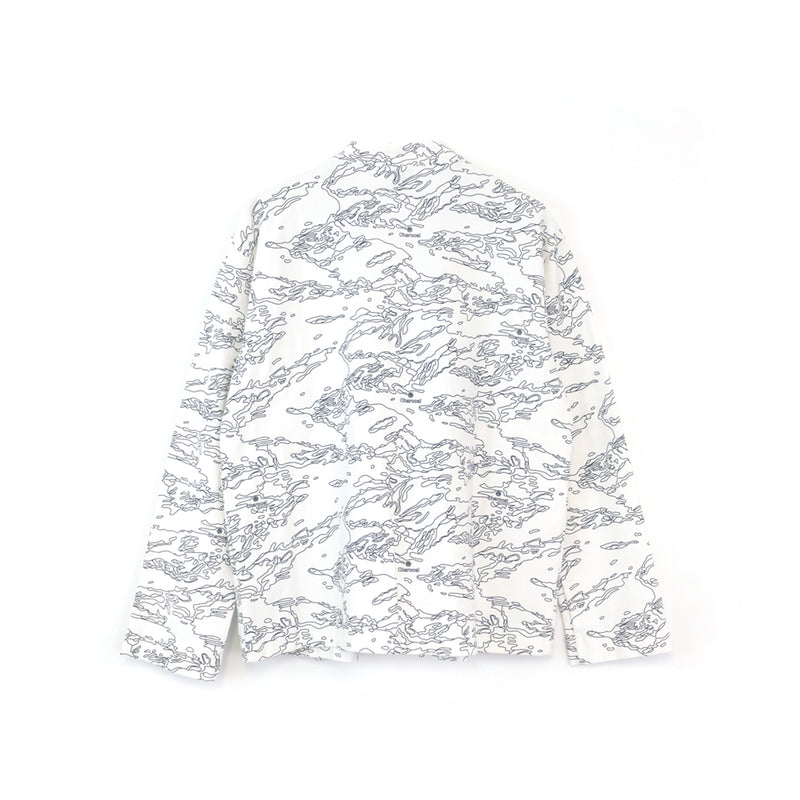【 Original Charcoal 】All Print String Jacket