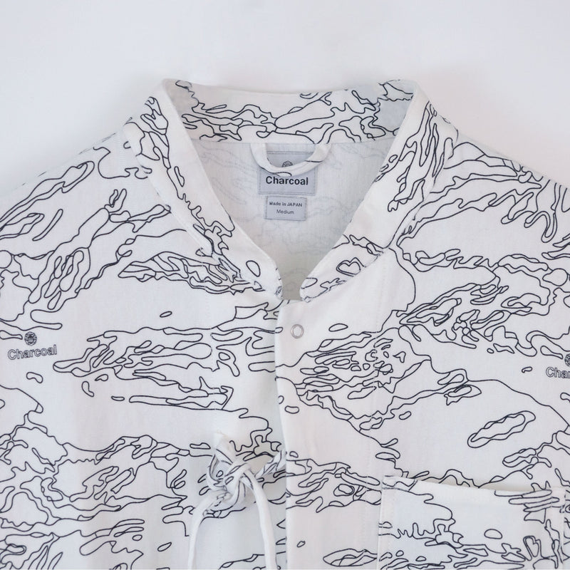 【 Original Charcoal 】All Print String Jacket