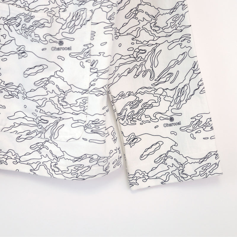【 Original Charcoal 】All Print String Jacket