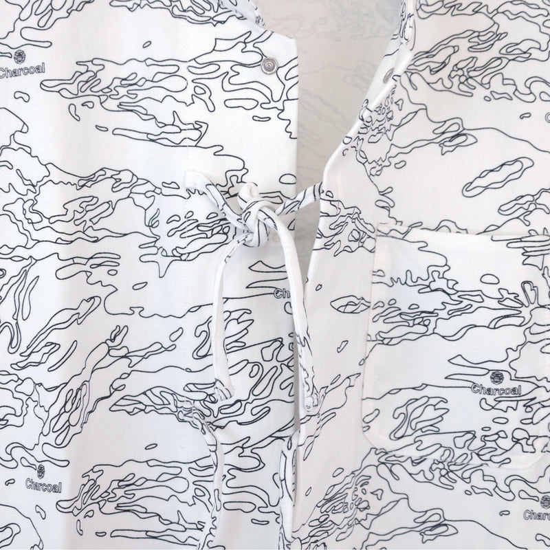 【 Original Charcoal 】All Print String Jacket