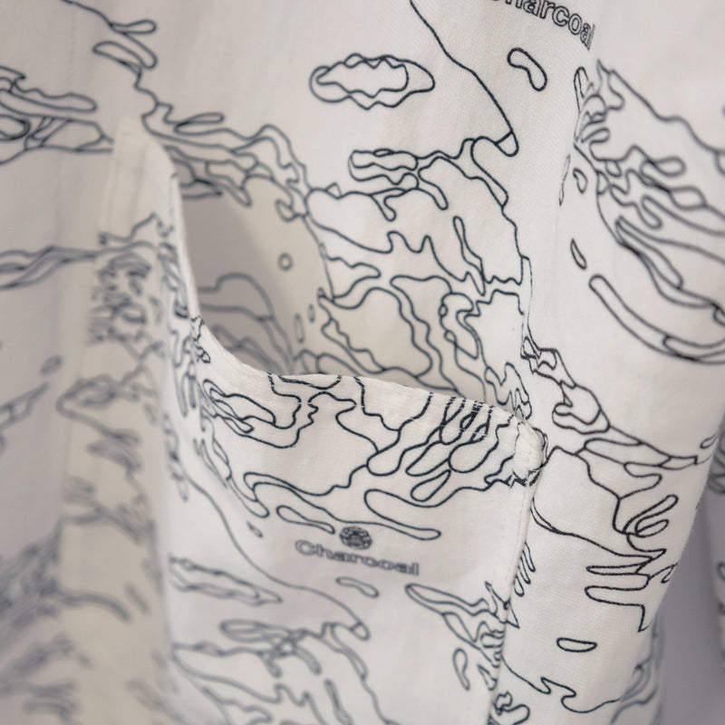 【 Original Charcoal 】All Print String Jacket