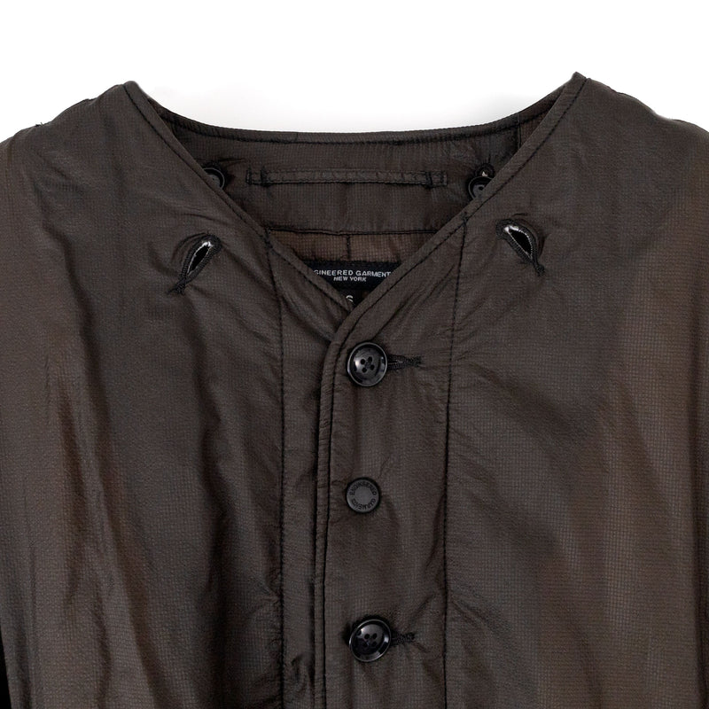 【 Engineered Garments 】Liner Jacket Nylon Micro Ripstop　Brown