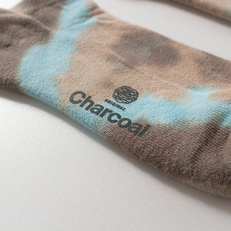 【 Original Charcoal 】Tie-Dye Sneaker Socks