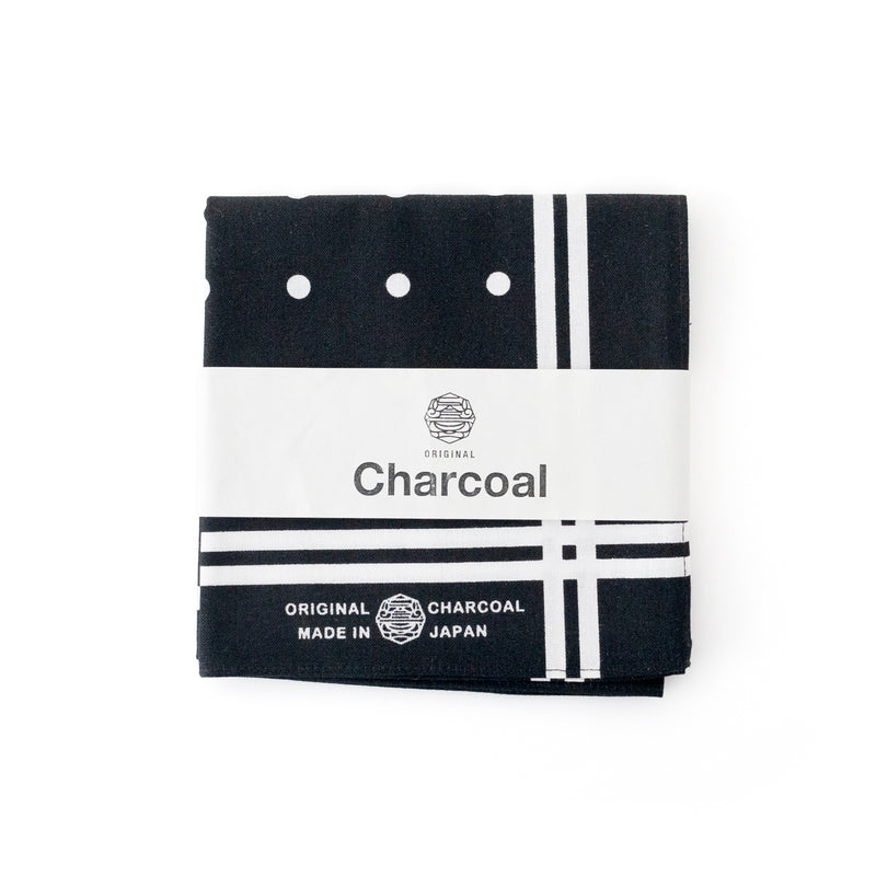 【 Original Charcoal 】Dot Tenugui Bandana