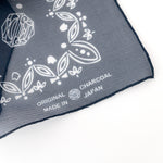 【 Original Charcoal 】Silk Crepe Scraf