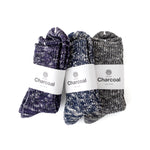 【 Original Charcoal 】Cotton  Slub Mix Socks　M