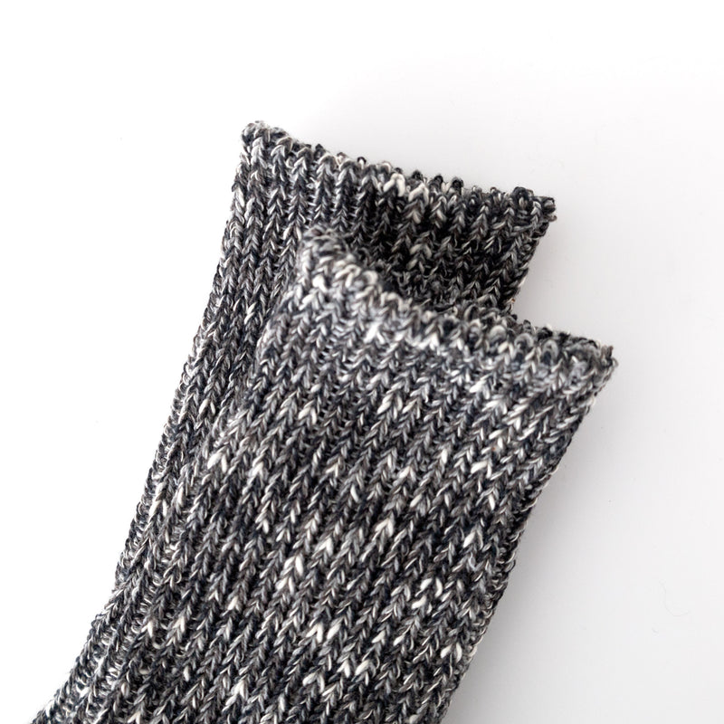 【 Original Charcoal 】Cotton Slub Mix Socks　M