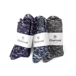 【 Original Charcoal 】Cotton Slub Mix Socks　M