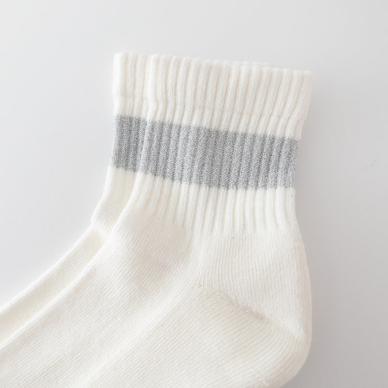 【 Original Charcoal 】Glitter Line Socks M