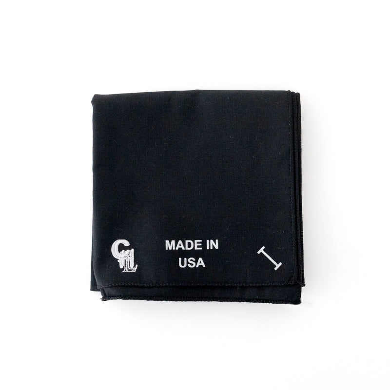 【 Original Charcoal 】CHL×CHL USA Bandana　BLACK