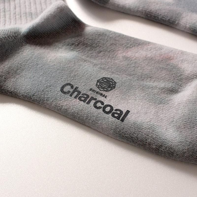 【 Original Charcoal 】Pile Taperd Socks Reg N-Dye　Ash