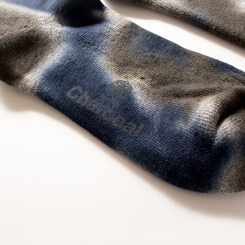 【 Original Charcoal 】Pile Taperd Socks Reg N-Dye　Mul/Grey