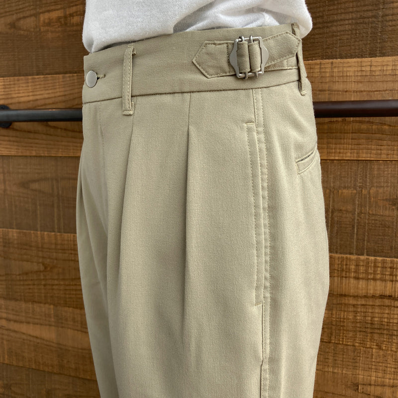 【 iori 】2TUCK TROUSERS　