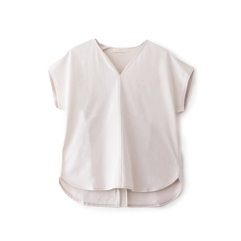 【 BRISEMY 】HEART NECK FRENCH TEE