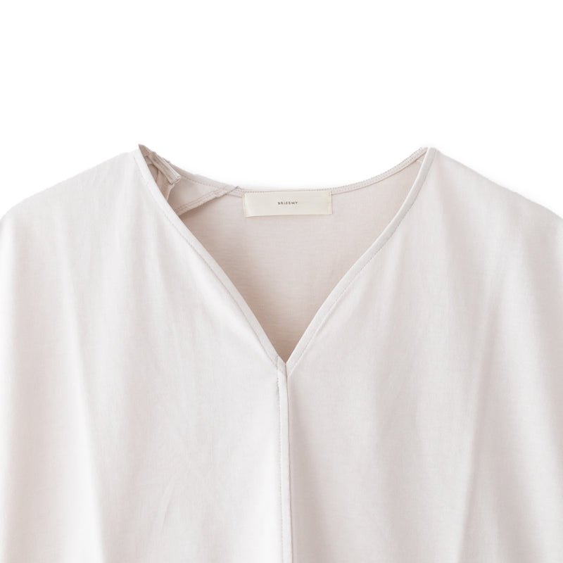 【 BRISEMY 】HEART NECK FRENCH TEE