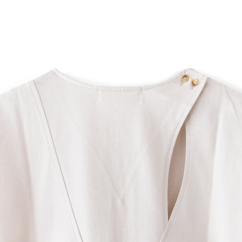 【 BRISEMY 】HEART NECK FRENCH TEE