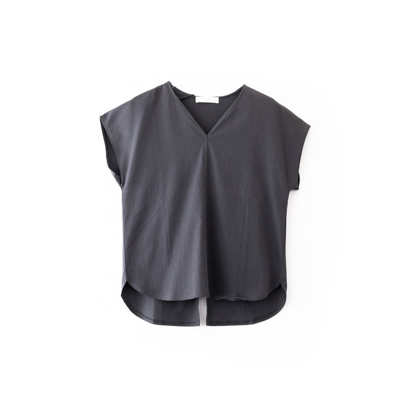 【 BRISEMY 】HEART NECK FRENCH TEE