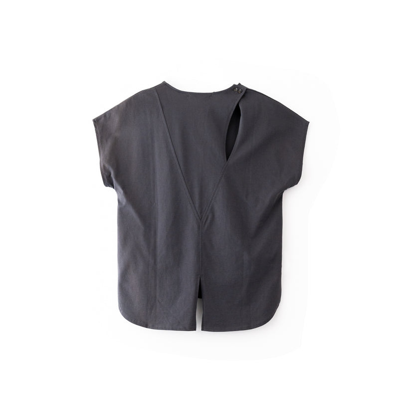 【 BRISEMY 】HEART NECK FRENCH TEE