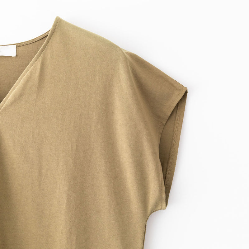 【 BRISEMY 】HEART NECK FRENCH TEE