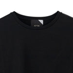 【 ATON 】SUVIN 60/2 ROUNDED HEM T BLACK