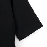 【 ATON 】SUVIN 60/2 ROUNDED HEM T BLACK