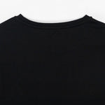 【 ATON 】SUVIN 60/2 ROUNDED HEM T BLACK